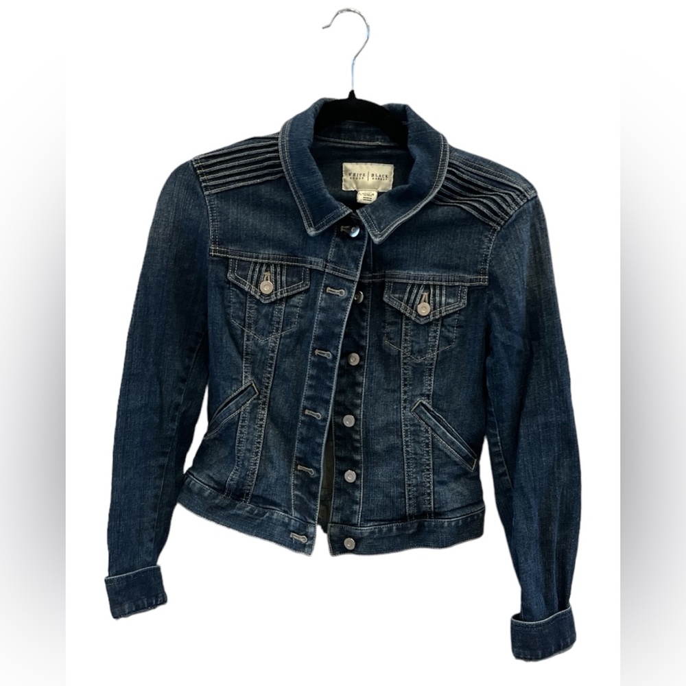 White House Black Market Jean jacket!